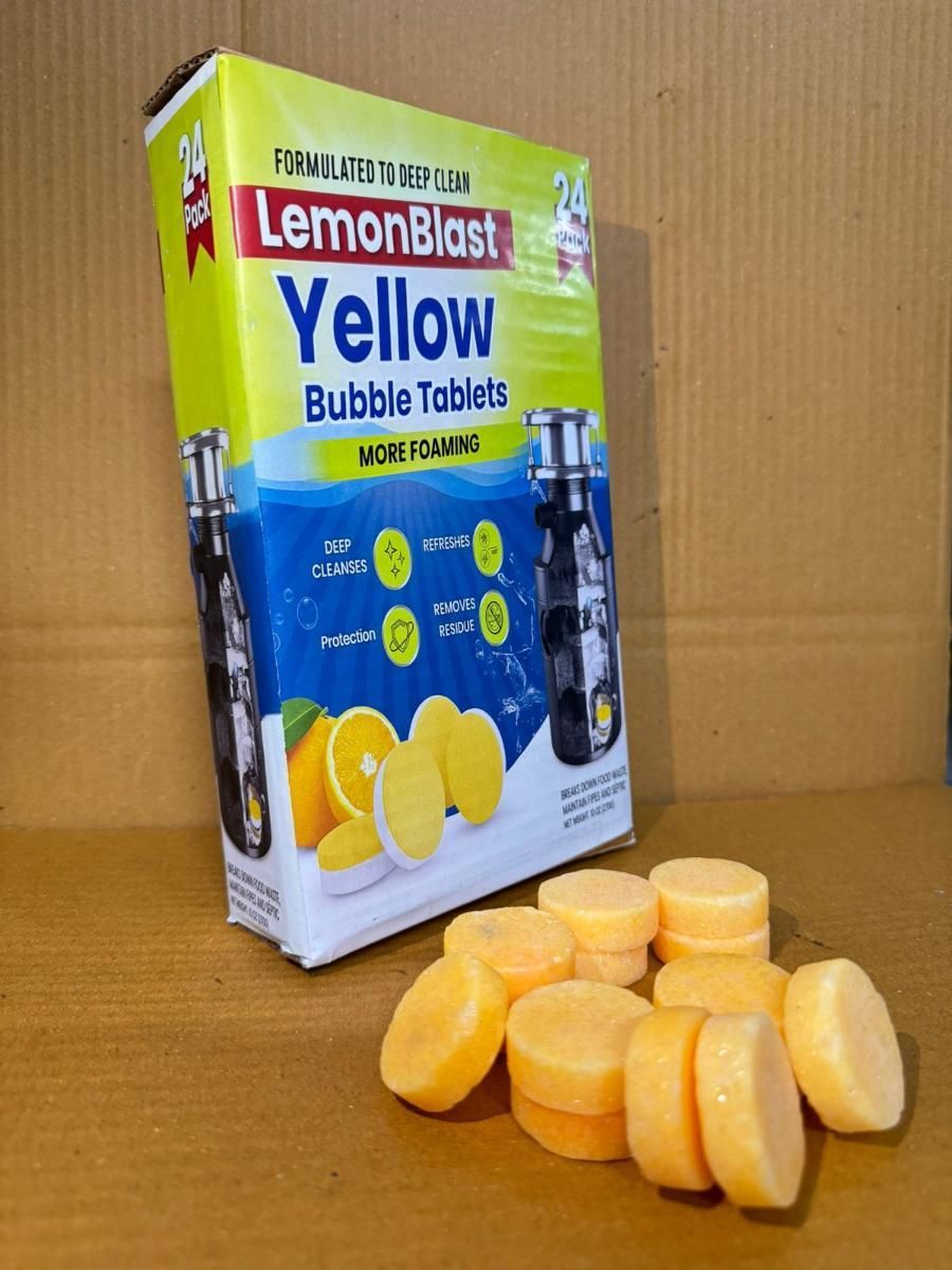 LemonBlast Yellow Bubble Tablets [Pack of 24ps] | 🔥FLAT 50% OFF SAVING🔥