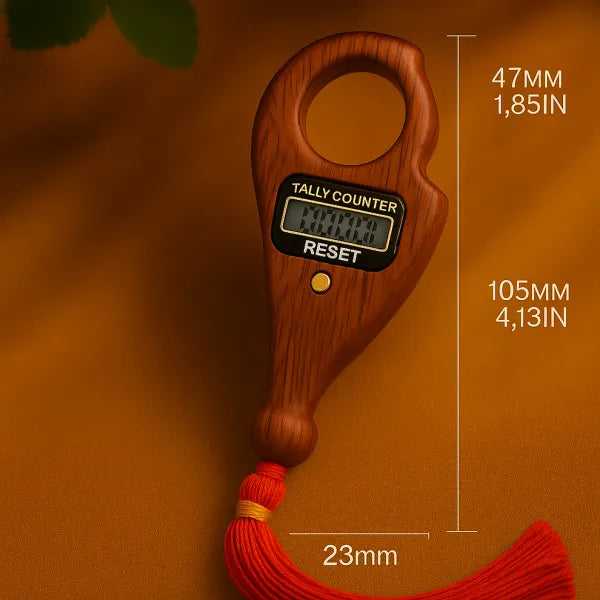 Beeblit™ Ram Mandir Blessed Tulsi Jap Counter